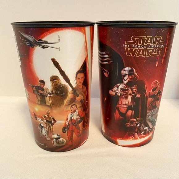 Star Wars Darth Vader/ Storm Trooper/ The Last Jedi/ The Force Awakens 8 Cup Set - Picture 7 of 11